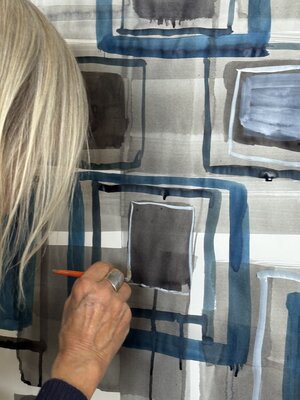 Detail:Abstrakte Arbeiten / Linien und Flächen / Nov. 2025