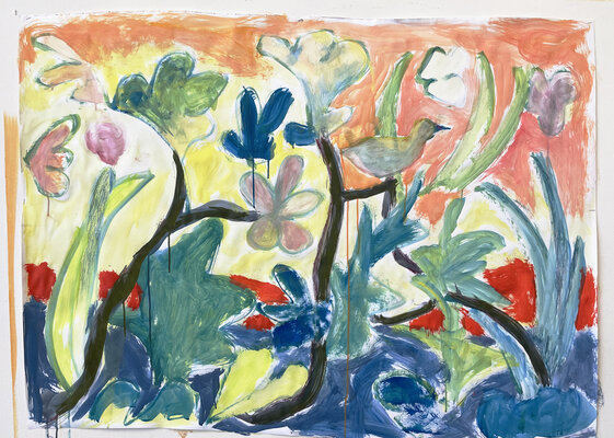 April 2024 / Malen: Thema: Frühling