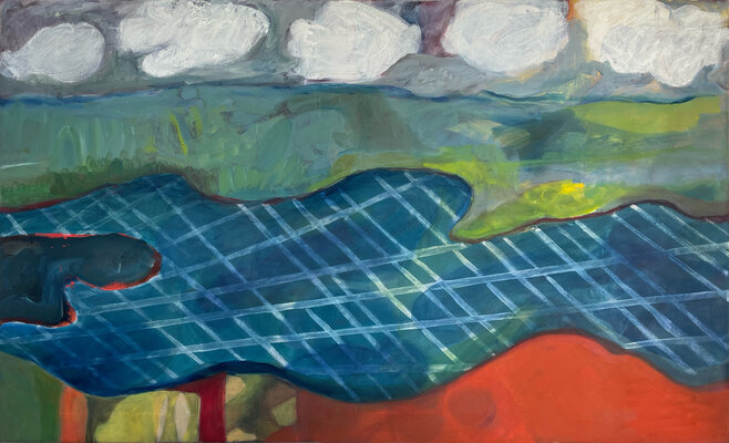 Der See... Wolken ziehen vorbei / 2017