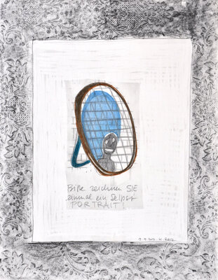 Do it yourself / 2012 / Farbstift / Bleistift auf Papier / 40 x 30 cm